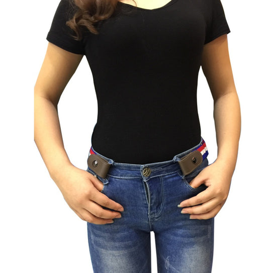 Slim Stretch – Osynligt Bälte i Läder