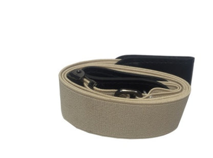 Slim Stretch – Osynligt Bälte i Läder