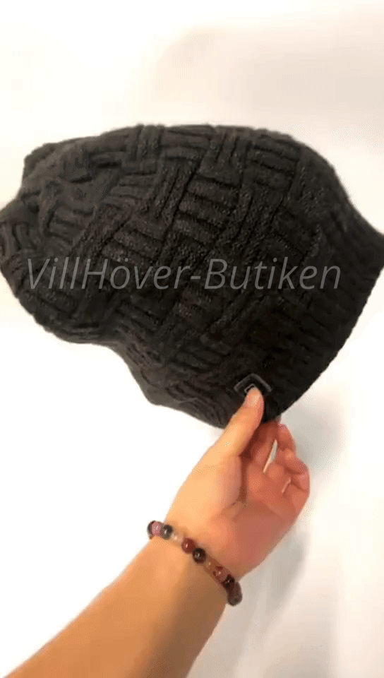 Elektrisk Värmemössa i Fleece – Laddningsbar och Perfekt för Kalla Dagar